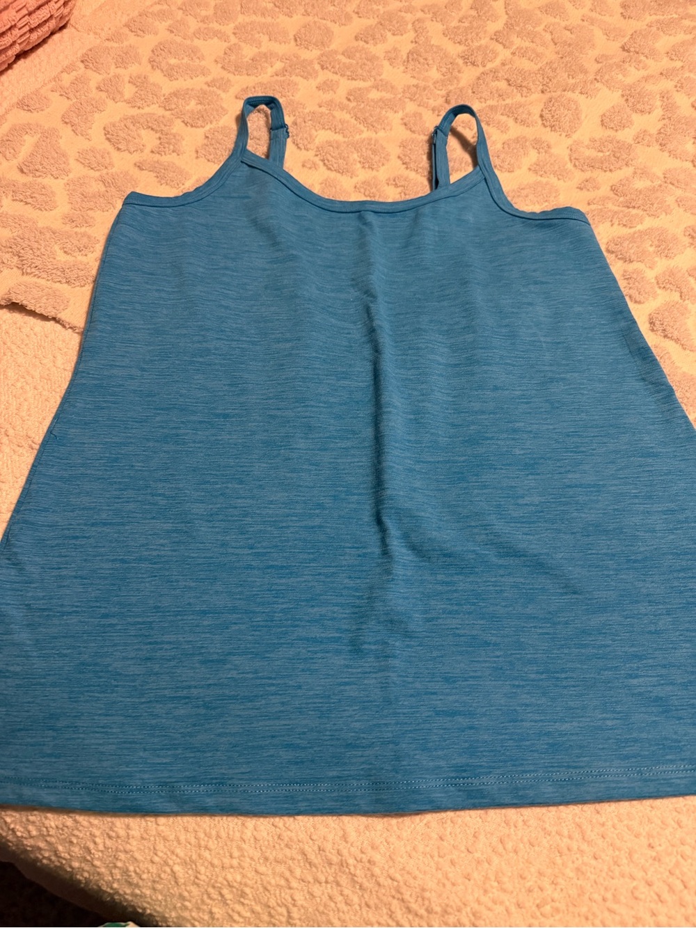 torrid Teal Blue Scoop Neck Camisole with Adjustable Straps